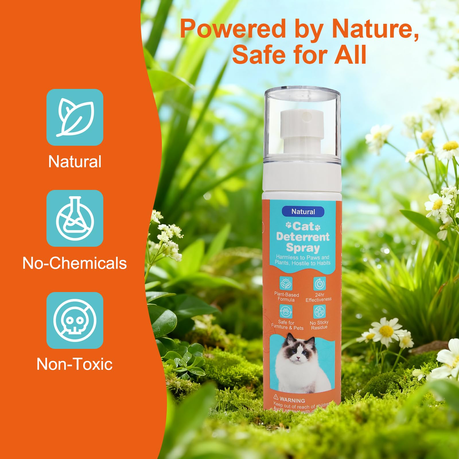 GOLRISEN Cat Deterrent Spray pet-safe formula suitable for busy homes