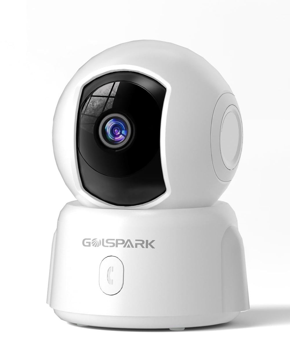 GOLSPARK app interface shows live view and controls.