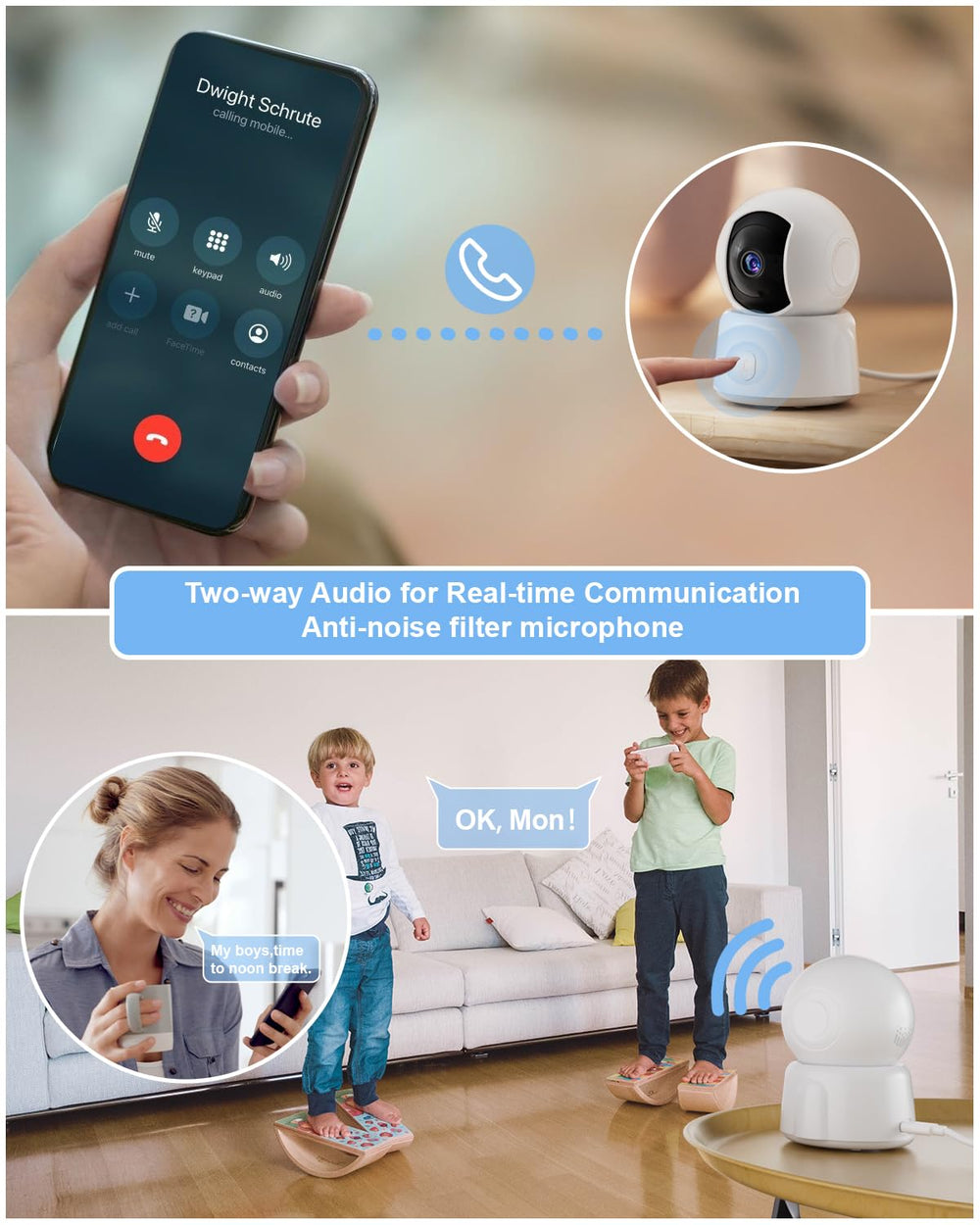 GOLSPARK motion-tracking close-up captures people and pets smoothly.