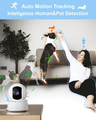 GOLSPARK pan-tilt angle view enabling full-home coverage.