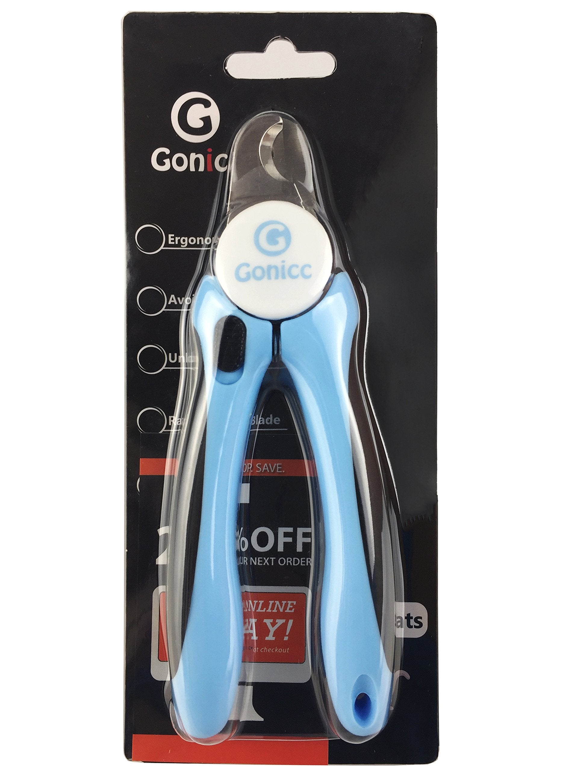 Gonicc nail clippers for small pets—gentle tool for rabbits, puppies, and cats.