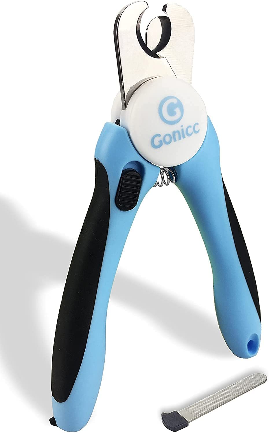 Gonicc professional nail clippers handle—ergonomic grip for precise small-pet trims.