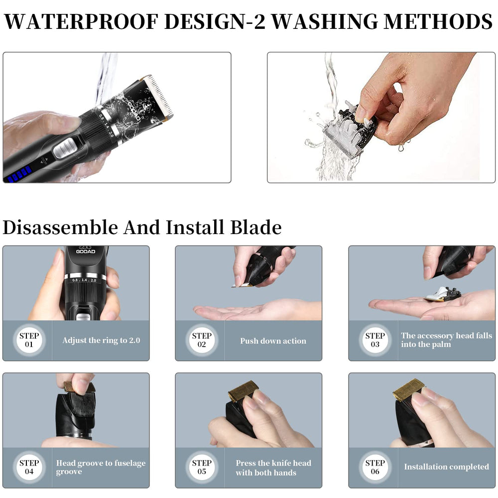 Gooad cordless design with a 3-speed motor adapts to coats of any length.