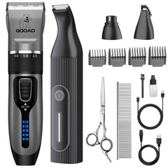 Gooad dog clippers main unit for cordless grooming with low-noise operation.