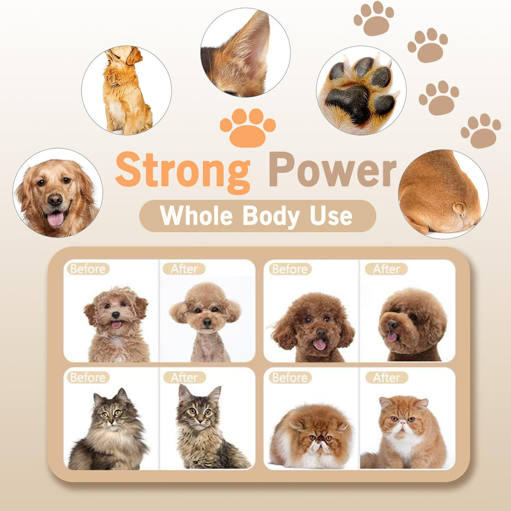 Gooad low-noise operation enables stress-free grooming under 60db.