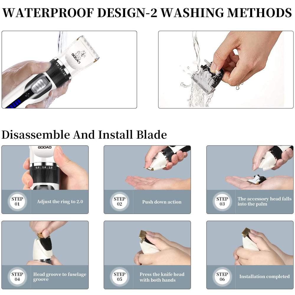 Gooad dog clippers travel case aids organized grooming on trips.