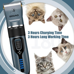 Gooad low-noise motor keeps pets calm during grooming