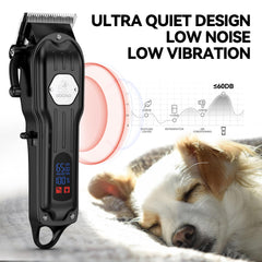 Gooad low noise pet trimmer quiet operation for calmer sessions