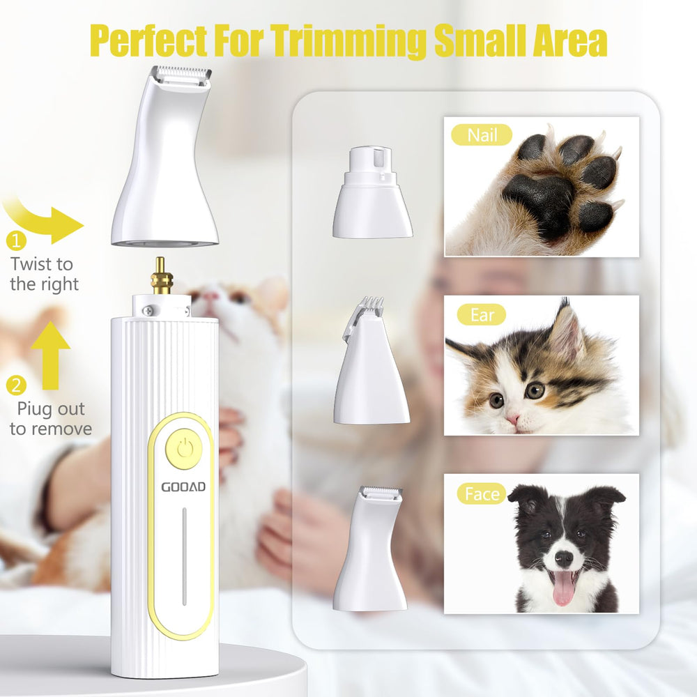 Gooad nail grinder head ensures safe, smooth nail shaping in small areas.