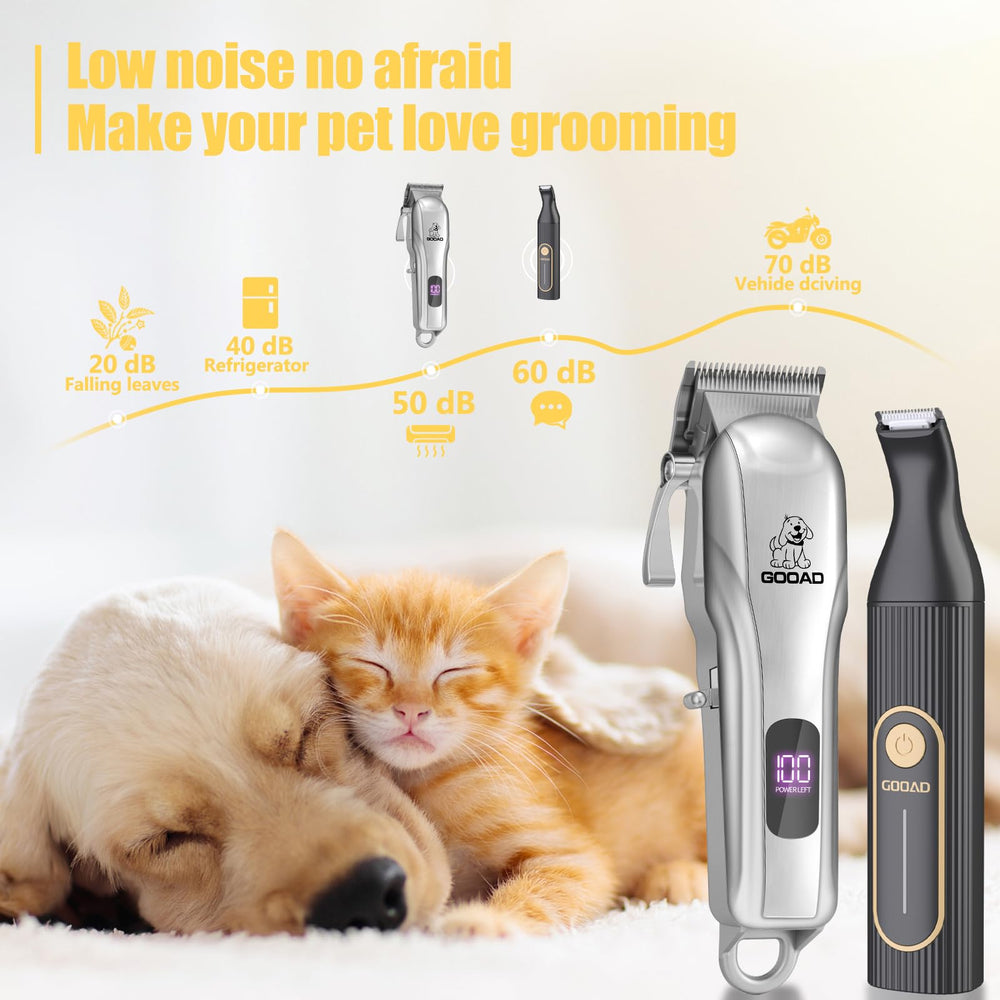 Gooad paw trimmer heads enable precise trimming of paws, face, and eyes