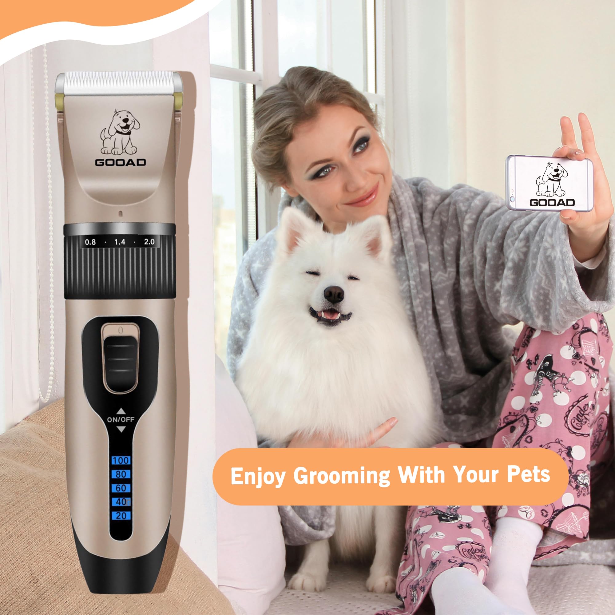 Gooad travel-case kit shows portable grooming set for trips and daily use