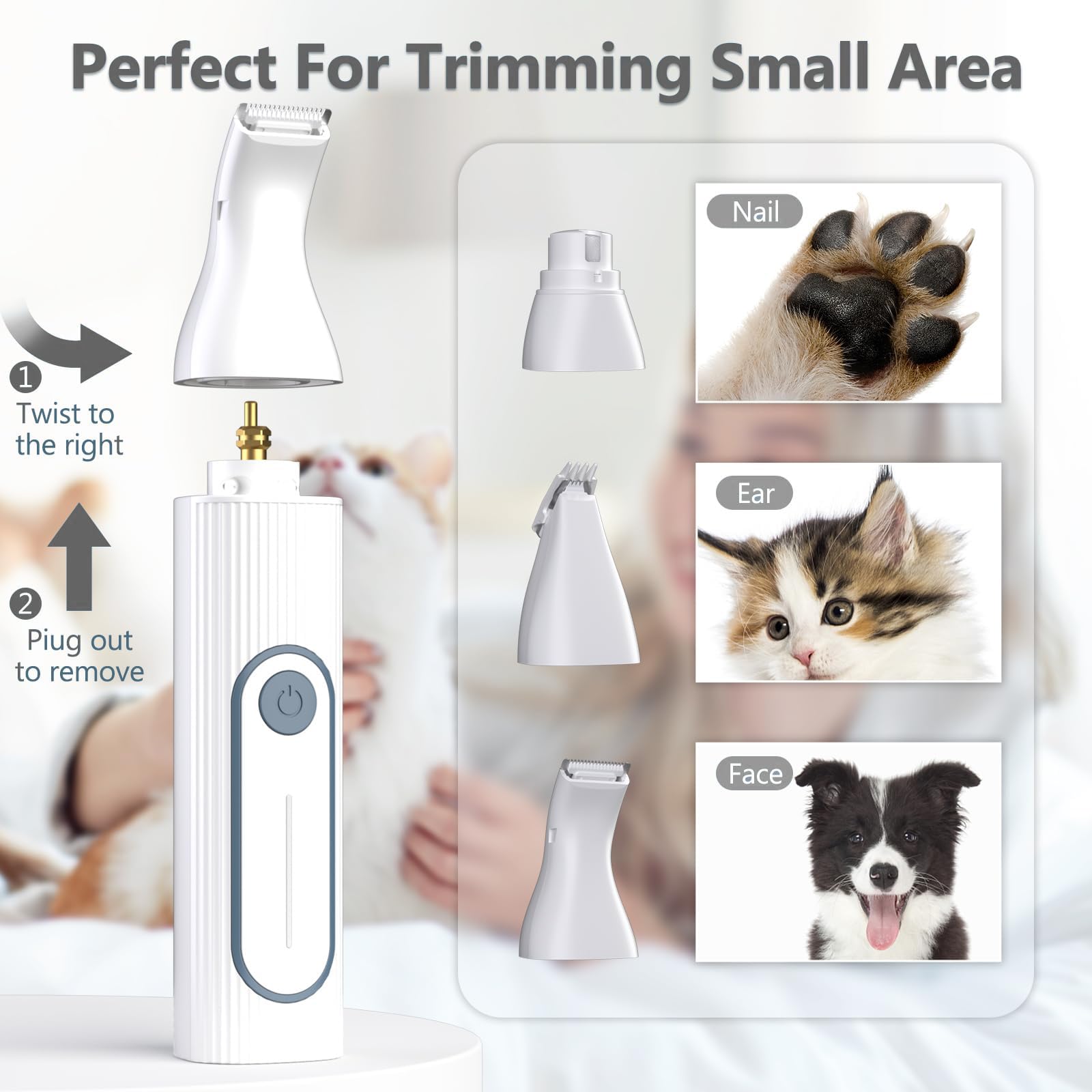 Gooad USB charging indicator light highlights convenient recharge and cordless use.