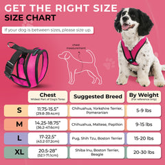Gooby Comfort X harness Flamingo Pink D-ring closeup demonstrates secure leash