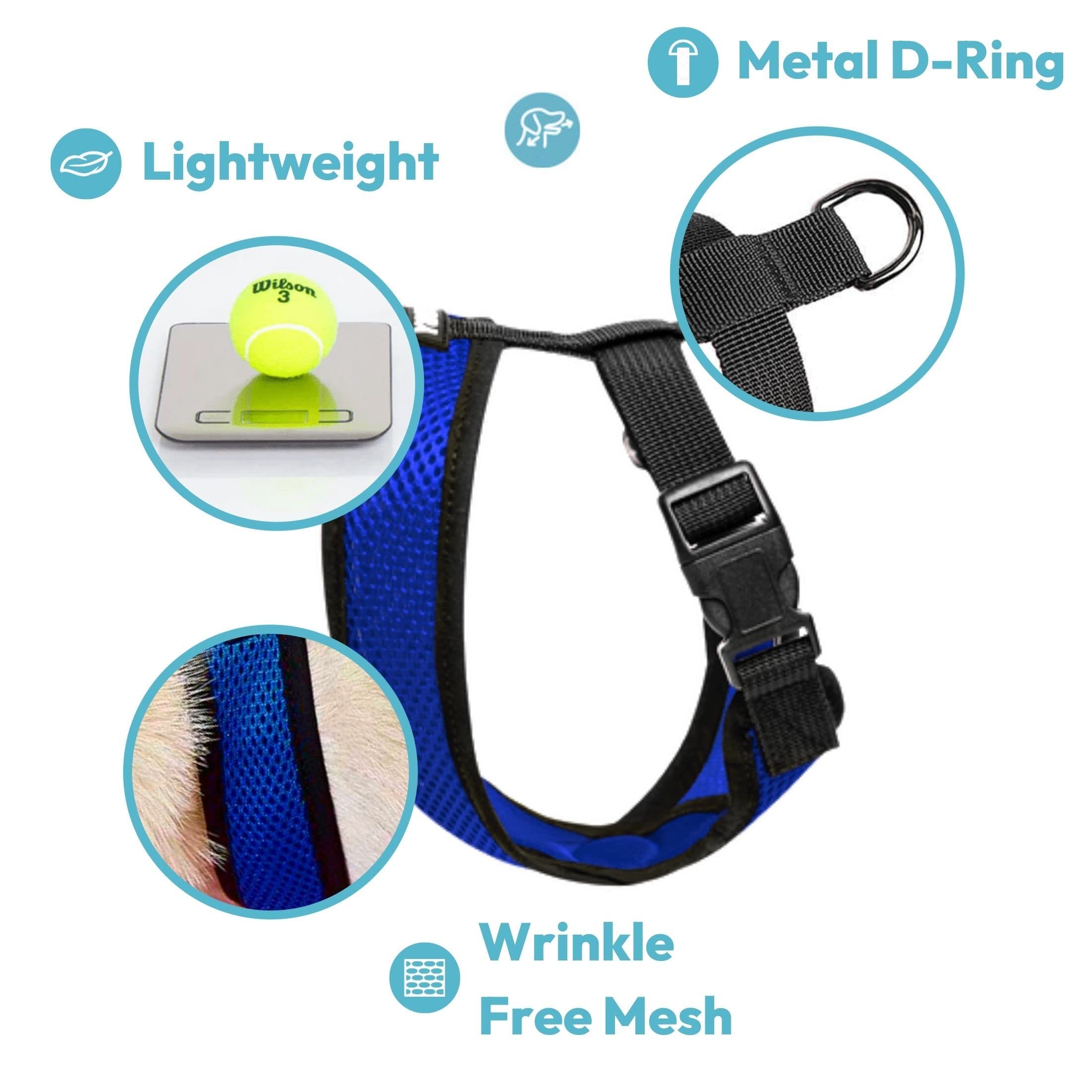 Gooby Comfort X machine-washable polyester allows quick cleanup after outdoor adventures.