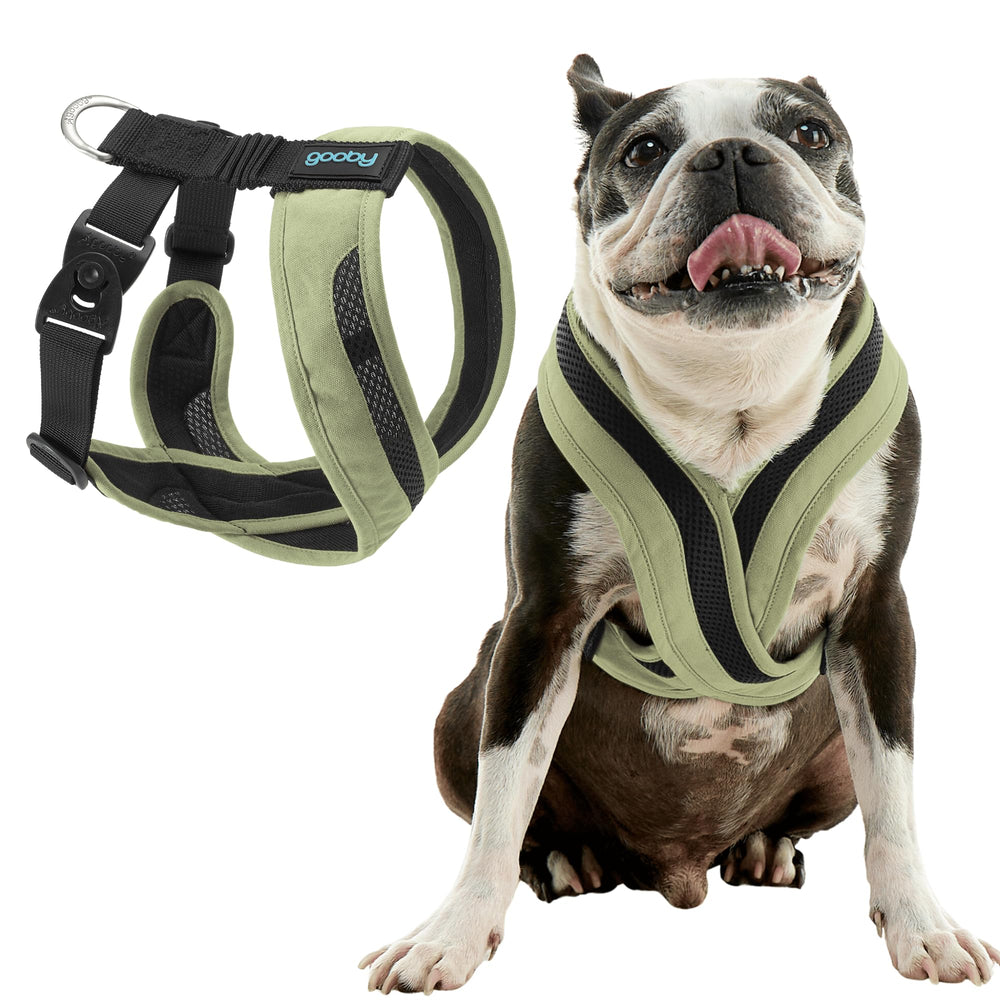 Gooby Comfort X One Dog Harness escape-free fit for small dogs during outdoor walks