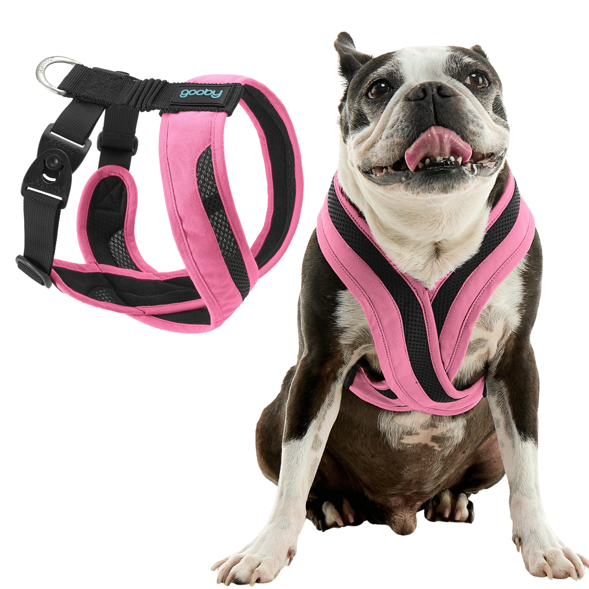 Gooby Comfort X One Dog Harness escape-free security for small dogs during walks