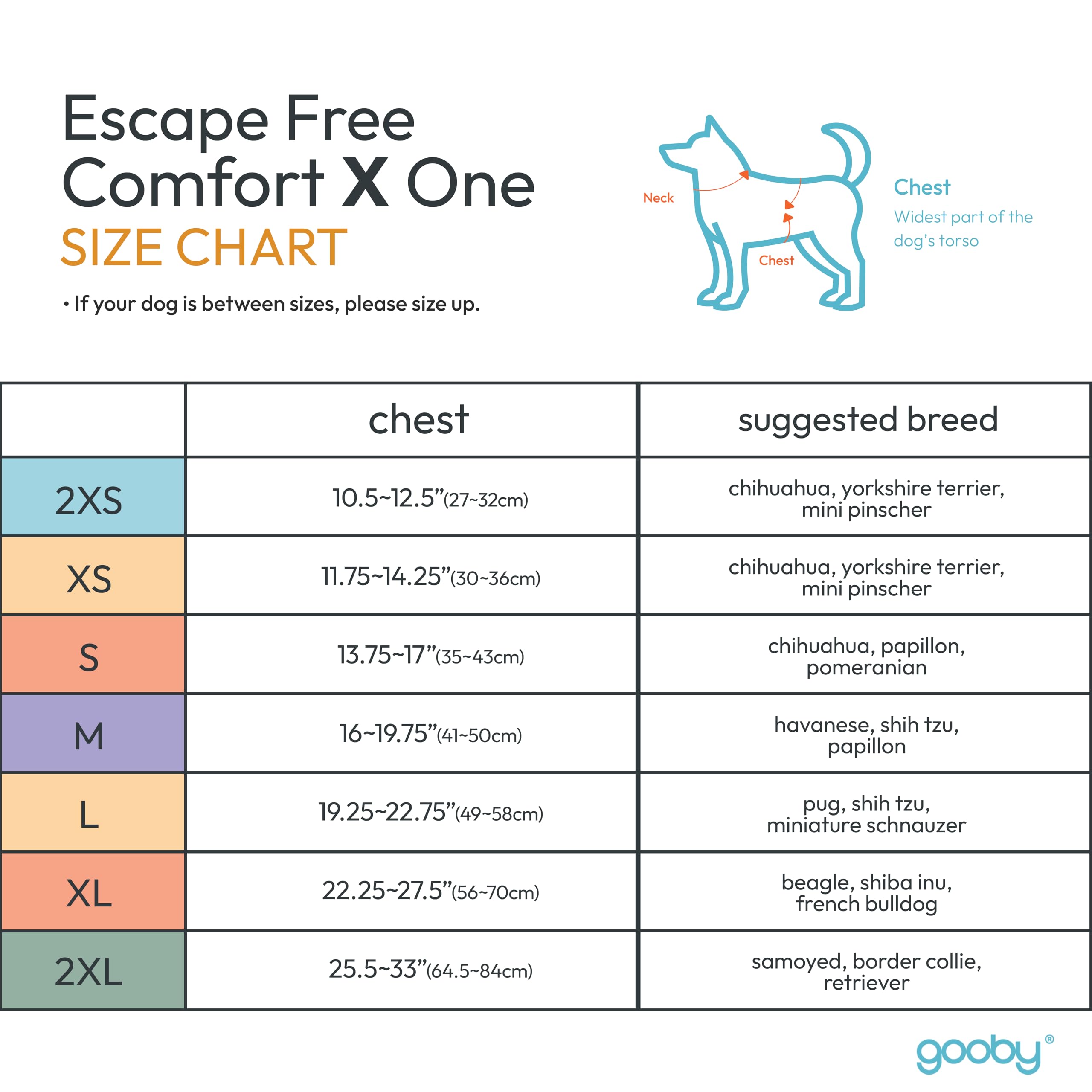 Gooby Comfort X One Dog Harness shock-absorbing feature eases sudden pulls during walks