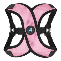 Gooby Comfort X Step-in Lite harness chest area shows choke-free, secure fit.