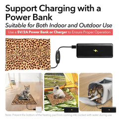 GooCare 15x19 inch pad delivers ample warmth for cats and small dogs.