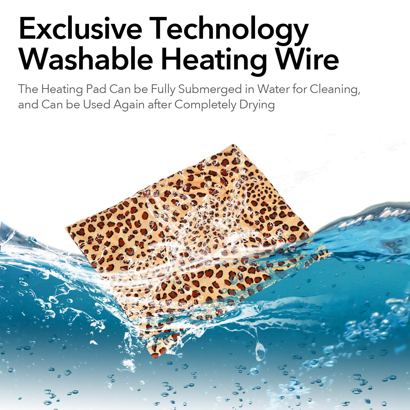 GooCare heating wires are washable for easy cleaning.