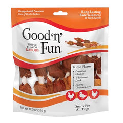 Good'n'Fun resealable bag image highlights freshness and convenient storage for treats