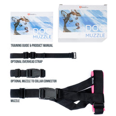 GoodBoy Gentle Muzzle Guard adjustable strap ensures a secure, comfortable fit.