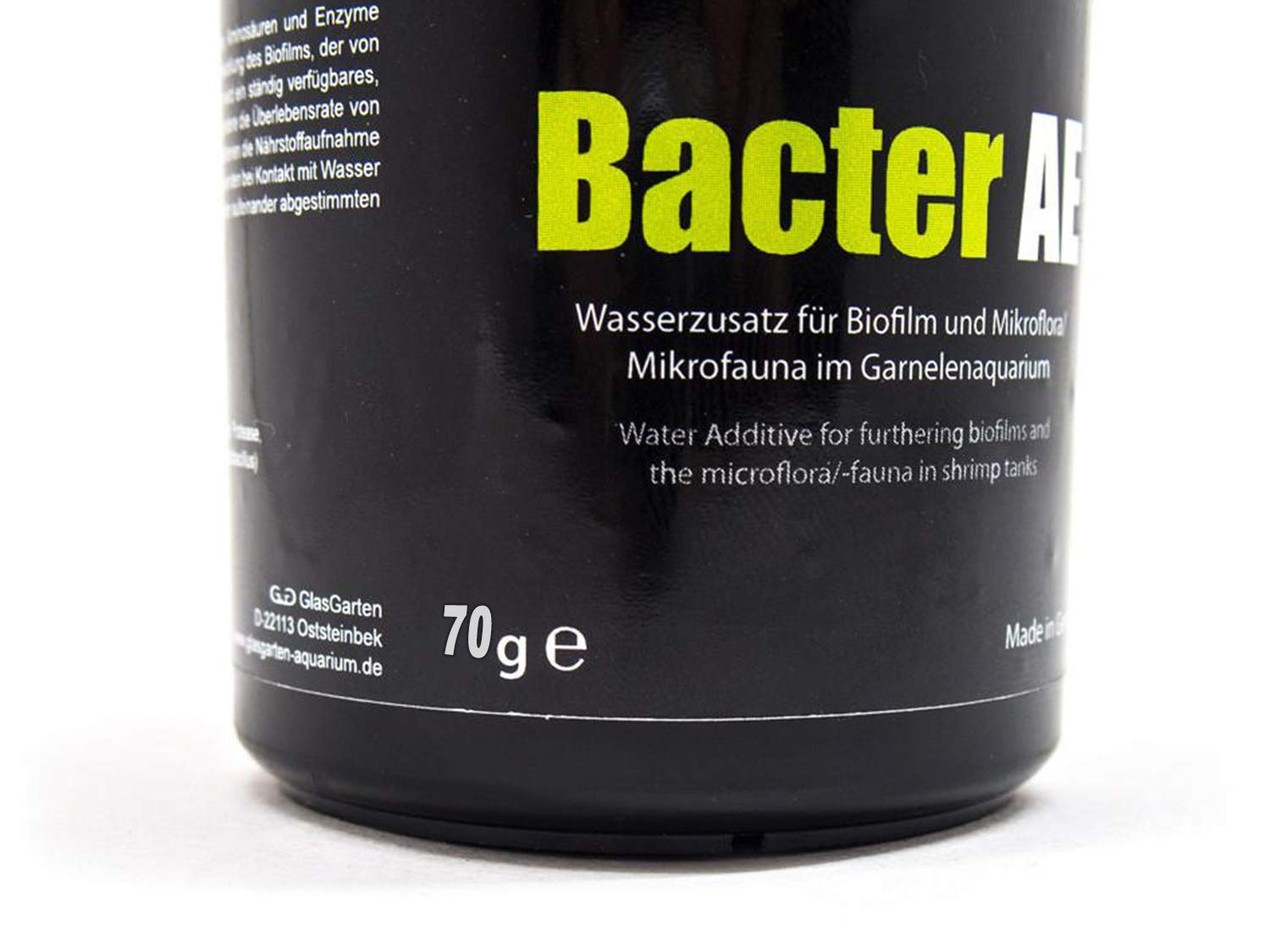 GOODGROWLIES GlasGarten Bacter AE biofilm development in tank suggesting stable microclimate.