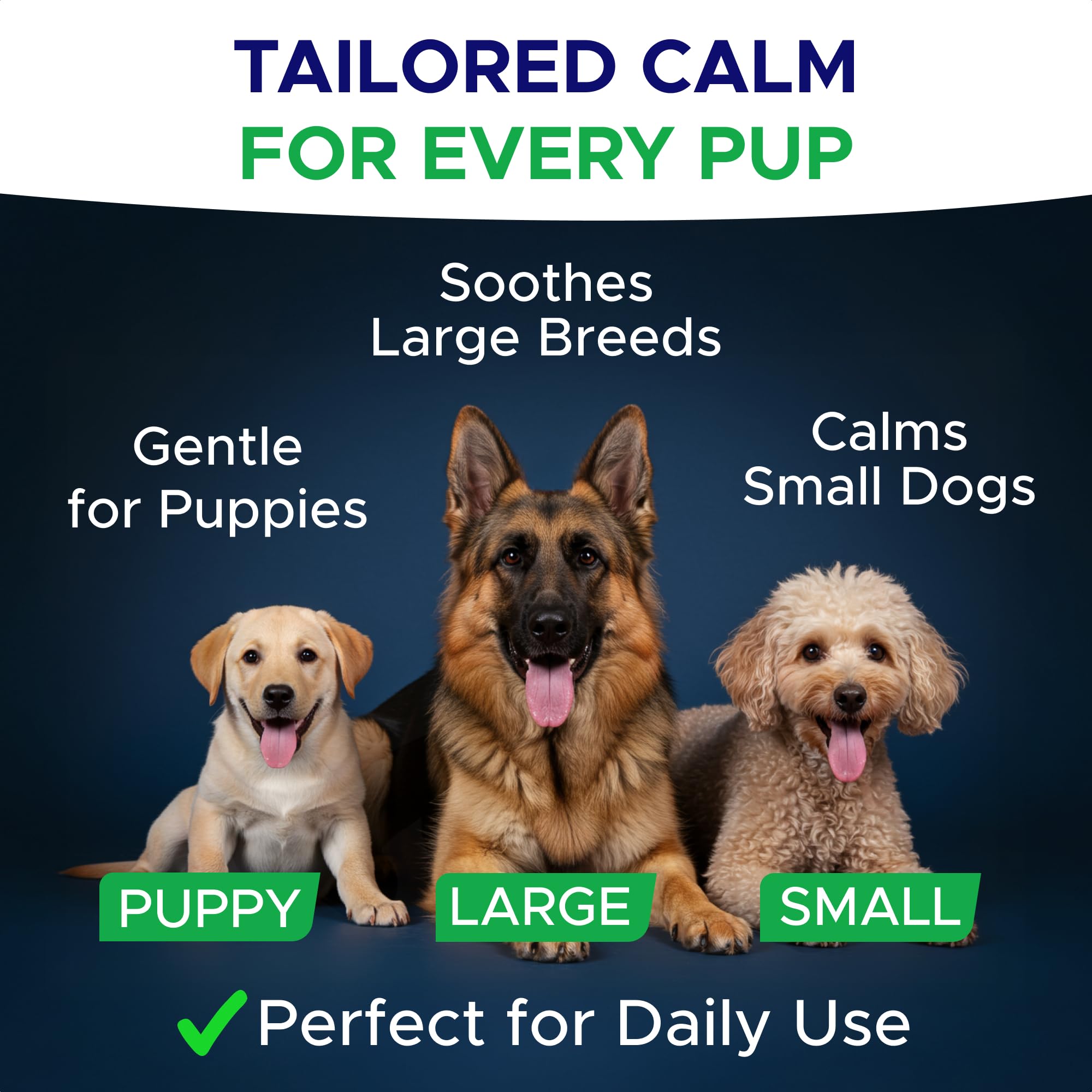GOODGROWLIES melatonin dog-relaxation chews highlight calm moments