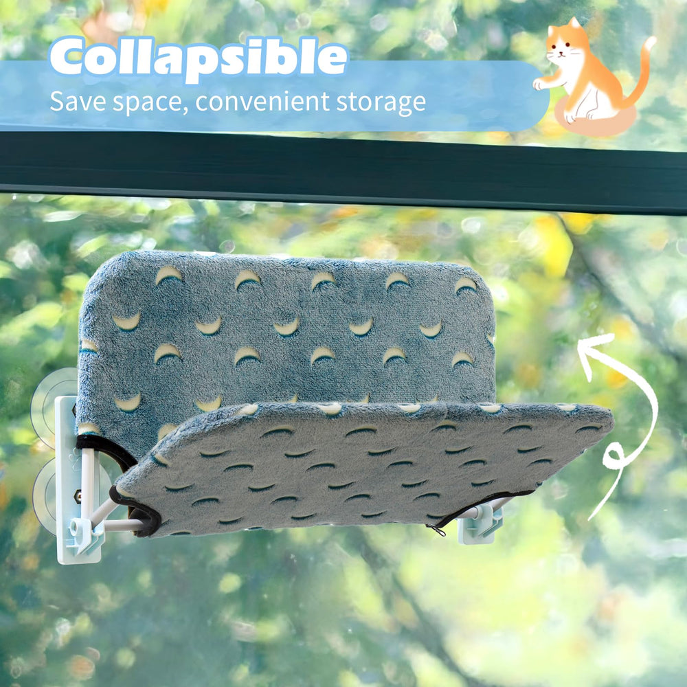 Goodhipi large foldable hammock bed offering versatile, space-saving cat lounging.