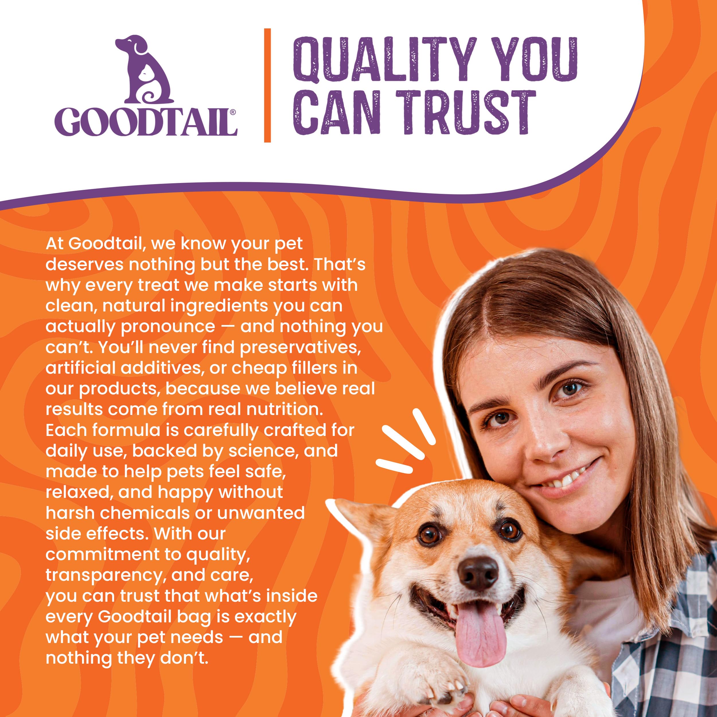 GOODTAIL cat and dog multi-pet scene in a busy home