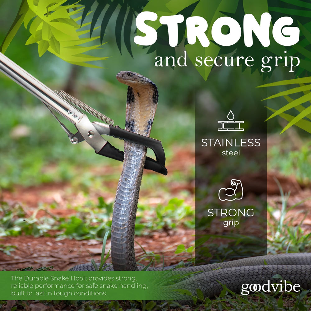 goodvibe flashlight included for nighttime visibility during rescue or relocation