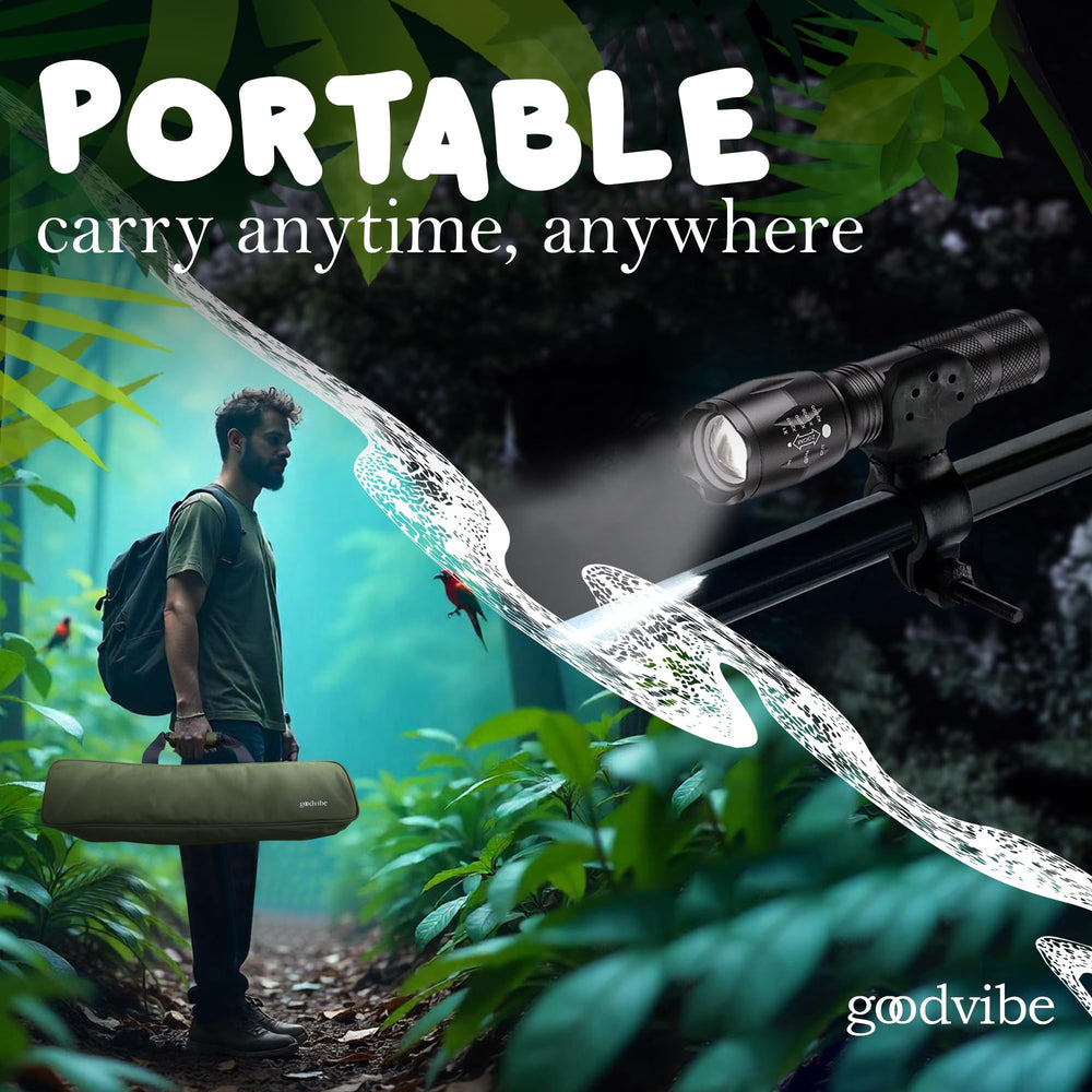 goodvibe waterproof-bag keeps gear dry during outdoor snake-handling tasks