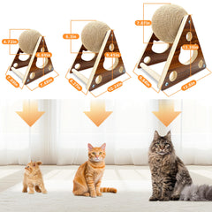 Googgoing cat scratcher ball with natural sisal rope ball for scratching