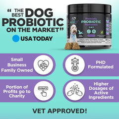 Googipet Probiotics for Dogs pumpkin-enzyme blend image, supporting digestion and gut balance.