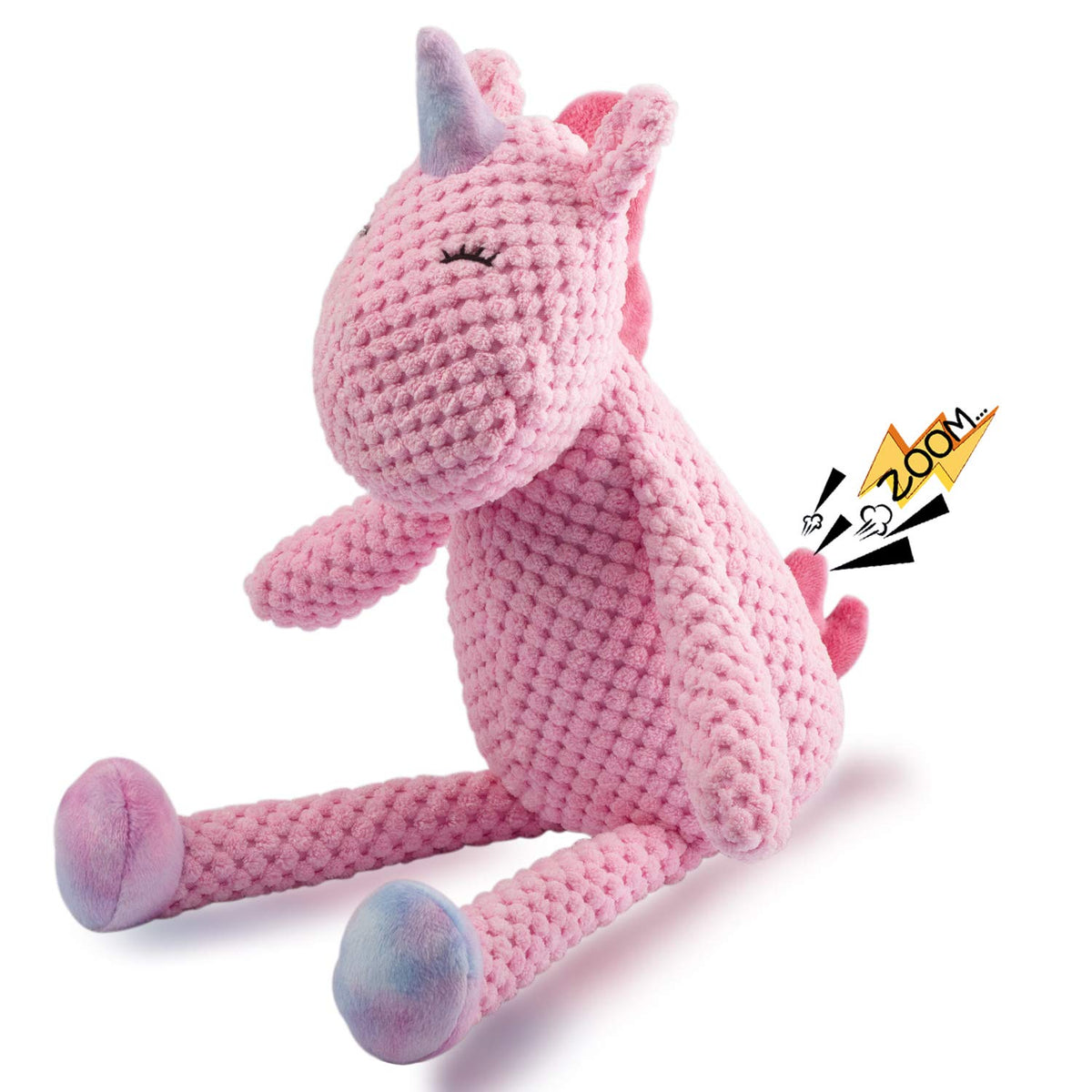 GOOLA juguete perro unicornio chirrido para juego interactivo