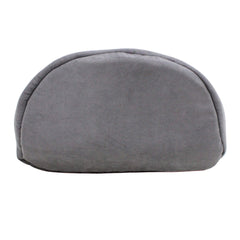 GOOPAWS Burrow Cat Bed gray crinkle sack interior for warm, secure napping