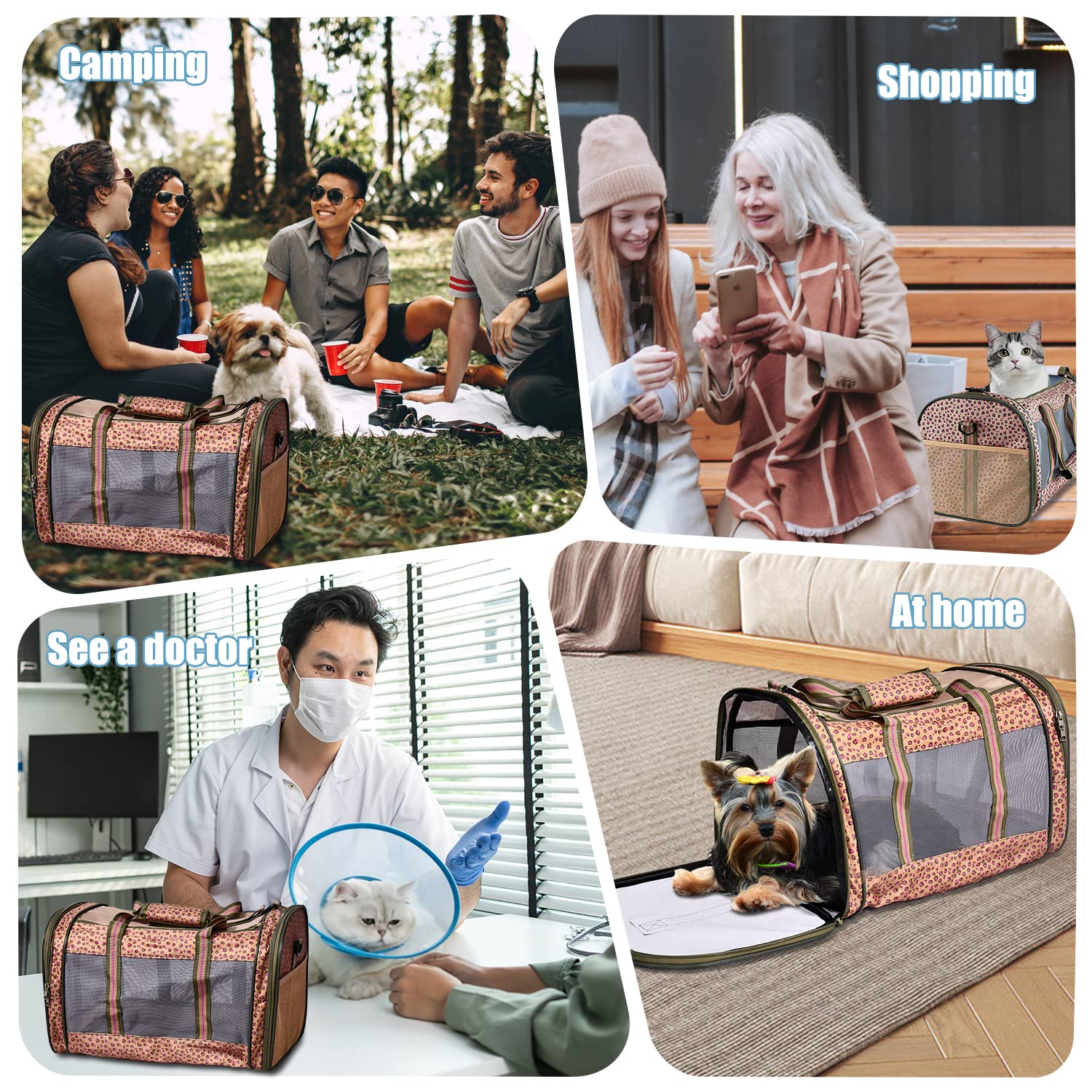 GOOPAWS foldable design collapses flat for compact storage between trips.