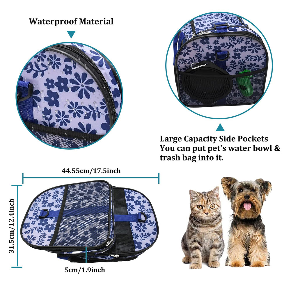 GOOPAWS adjustable strap and handles ensure comfortable transport