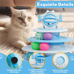 Goosheep interactive ball blue features 4-tier carousel for varied play