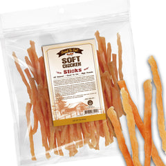 Gootoe Soft Chicken Sticks packaging shows resealability for freshness.