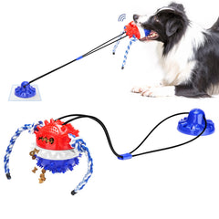 gootosee interactive dog toy suction cup on tile enabling secure solo play