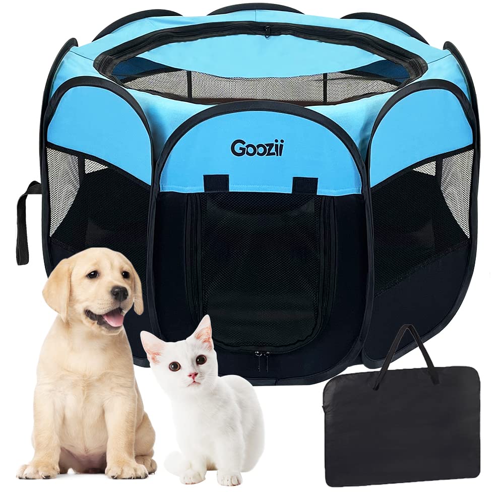 Goozii portable dog playpen multi-pet compatibility for cats and rabbits