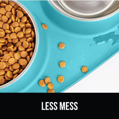 GORILLA GRIP bowls on mat showcase spill containment and tidy mealtimes