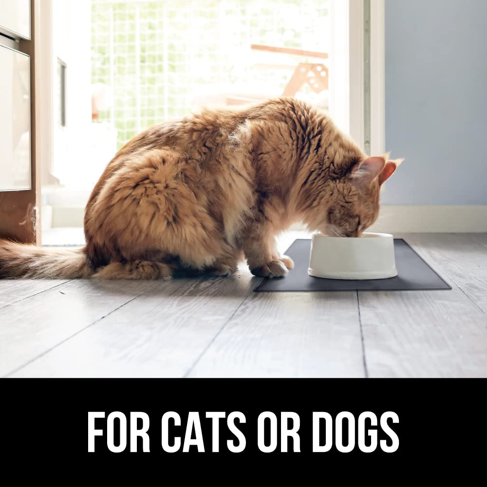 Gorilla Grip BPA-free silicone mat is food-safe for everyday pet meals.