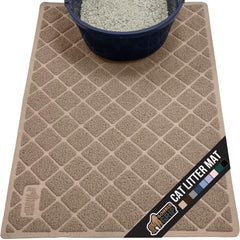 GORILLA GRIP cat litter mat top view traps litter to keep floors clean