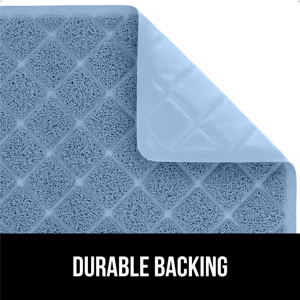 GORILLA GRIP litter mat textured backing prevents shifting during use