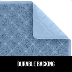 GORILLA GRIP litter mat textured backing prevents shifting during use