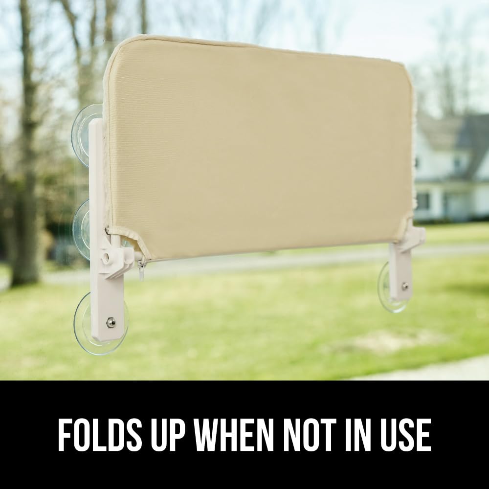 GORILLA GRIP cat window perch sherpa cover provides cozy warmth and breathable comfort.