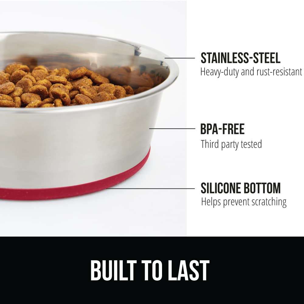 Gorilla Grip dishwasher-safe dog bowl makes cleanup quick after meals