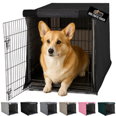 GORILLA GRIP crate cover on 30-inch crate with privacy and calm den